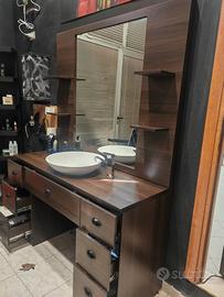 postazione  per parrucchieri barbieri 