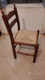 n. 6 sedie legno 