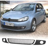GRIGLIE PARAURTI VOLKSWAGEN VW GOLF 6 08-12 NERO
