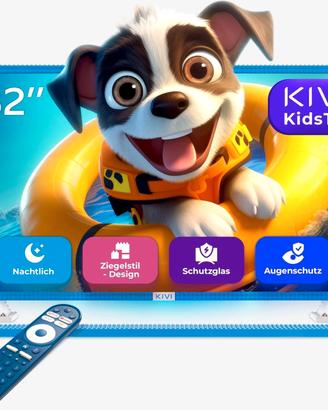 KidsTV 32'' Smart TV Android FHD; con Voice Assist