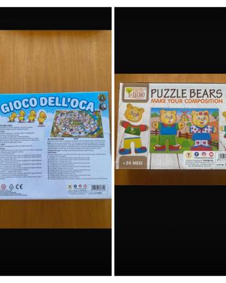 Giochi in scatola bambini nuovi gioco dell'oca