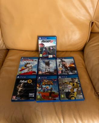 Lotto giochi usati ps4-7 giochi originali -