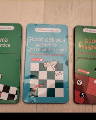 Sudoku, gioco dell' oca, dama magnetici