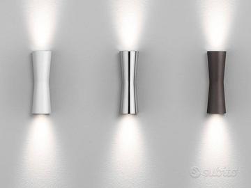 lampada flos clessidra cromo parete