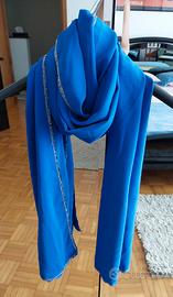 Pashmina- sciarpa stola azzurra