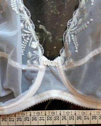 Reggiseno Dior bianco vintage '90