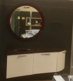 Mobile bagno sospeso con top in vetro NUOVO