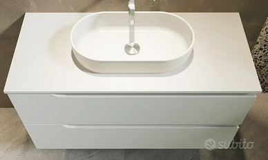 MOBILE BAGNO SOSPESO 120 cm  - BIANCO OPACO