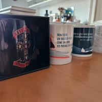 Set 4 tazze Mai Usate Guns IBS Colazione scatole