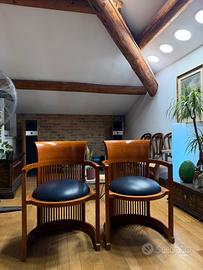 Cassina 606 Barrel Frank Lloyd Wright - Coppia