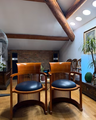 Cassina 606 Barrel Frank Lloyd Wright - Coppia