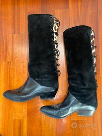 Stivali  Casasadei neri vintage