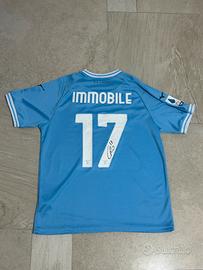 Maglia S.S. Lazio autografata da Ciro Immobile