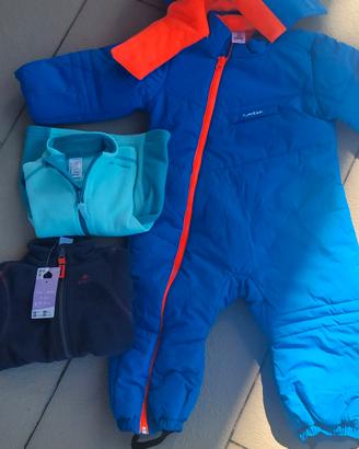 tuta da sci e maglie invernali- bambino