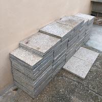 Piastre di cemento in pietra lavata da giardino