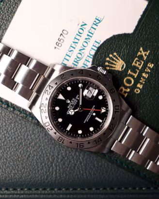 Rolex Explorer II Ref. 16570 Black Full Set