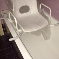 Sedia per vasca da bagno girevole