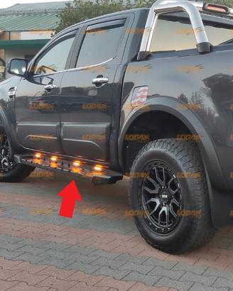 Pedane Sottoporta LED per Ford Ranger 2012 - 2023