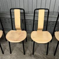 Sedie e tavolo in cristallo