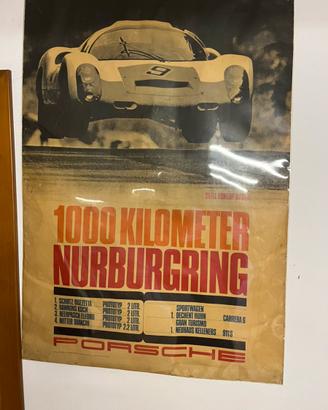 poster originale PORSCHE 1967