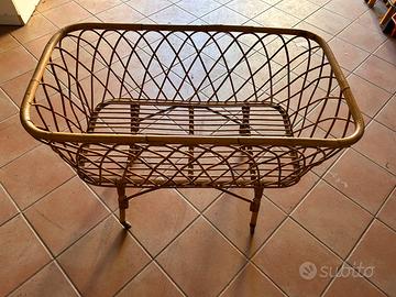 Vintage anni 60 culla in bamboo
