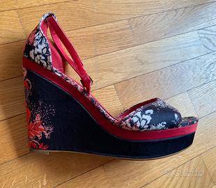 Sandali Desigual con zeppa floreale – Taglia 39