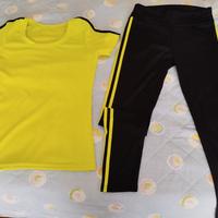 Completo sportivo donna (maglietta+pantalone)