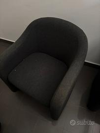 Sedie-poltrone da ufficio con ruote