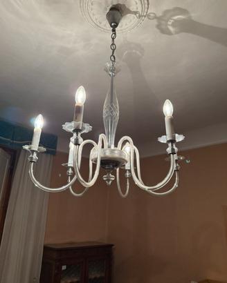 Lampadario di Boemia 6 luci