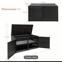 Baule da giardino veranda patio terrazzo