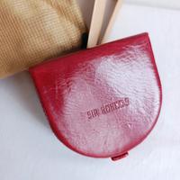 Portamonete in pelle rossa Sir Rondo’s 