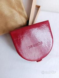 Portamonete in pelle rossa Sir Rondo’s 