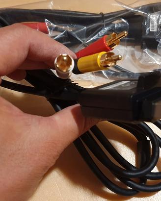 Cavo AV Scart Xbox 360 Originale Nuovo