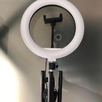 Luce led anulare/ring light con treppiede