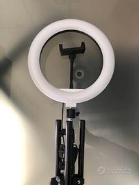 Luce led anulare/ring light con treppiede