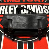 Barilotto in pelle vintage Raro Harley Davidson