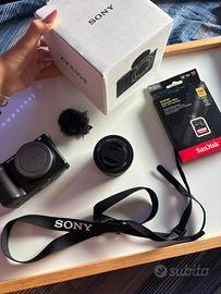 Sony ZV-E10 II + obiettivo + scheda memoria