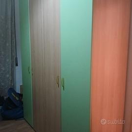 cameretta con struttura  letti a castello