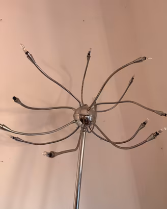 Piantana Cromo Medusa Ragno