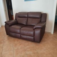 divano 2 posti Vera pelle poltrone è sofà 