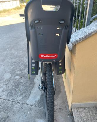 Seggiolino bimbo per bici senza portapacchi