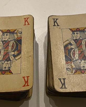 10 mazzi carte da gioco canasta anni ‘40