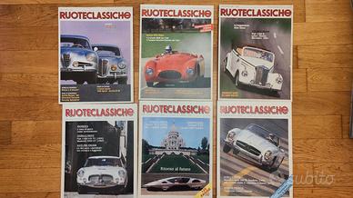 Ruoteclassiche anni 80 lotto riviste auto storiche