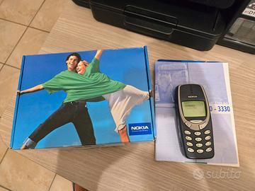 Nokia 3310 cellulare vintage classico blu/grigio