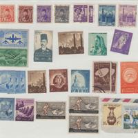 31 Francobolli Egitto e UAR 1944/1964