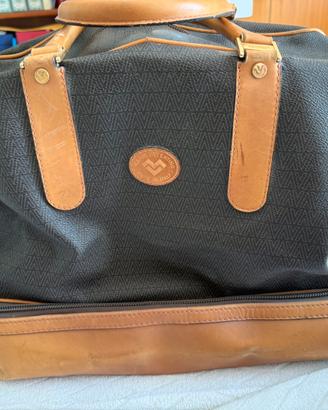 Borsone vintage Mario Valentino pelle  monogramma