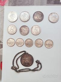 lotto di monete in argento