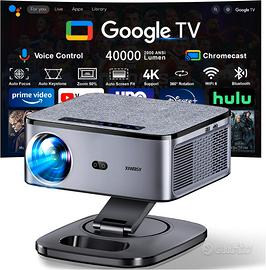 XIWBSY Google TV Smart Projector WiFi & bluetooth