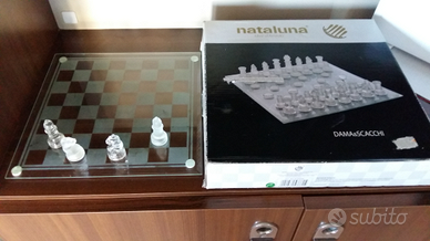 Scacchi in vetro 25×25. Nuovi