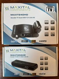 Decoder Tv digitale terrestre (2 decoder nuovi)